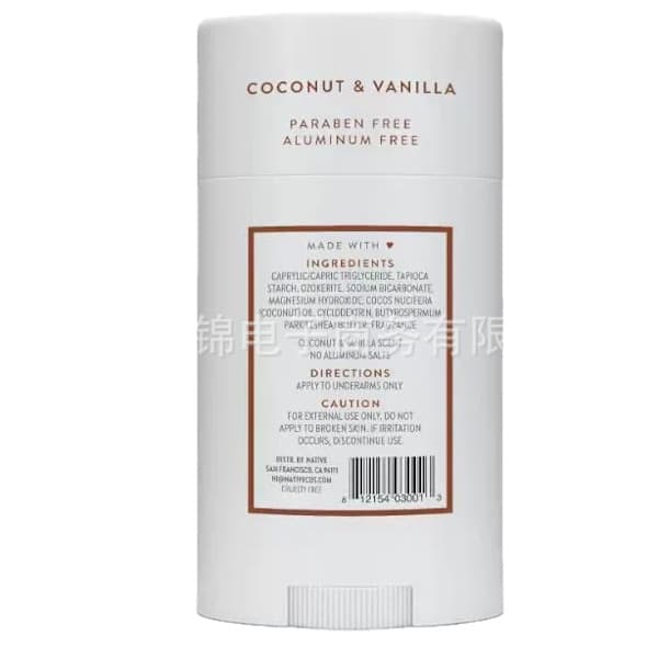 Native deodorant 3-pack, naturliga ingredienser, 24-timmars långvarigt luktskydd