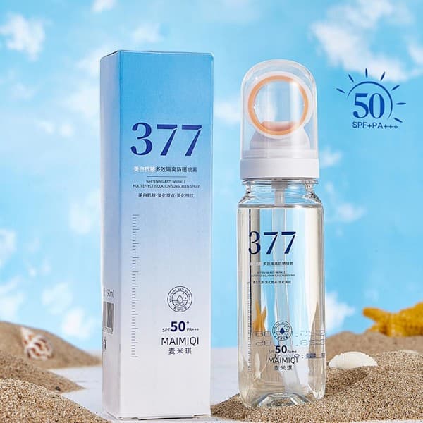 Solkräm Mist Spray SPF50+ PA++++ 90ml bärbart UV-skydd Solkrämsspray
