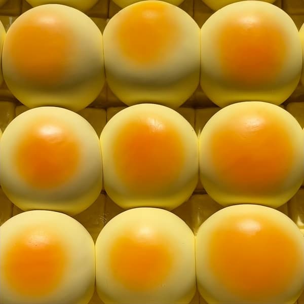 Krembollebrød Squishy - 4\" Sakte Stigende Squishy Leker Fidget Bread Color