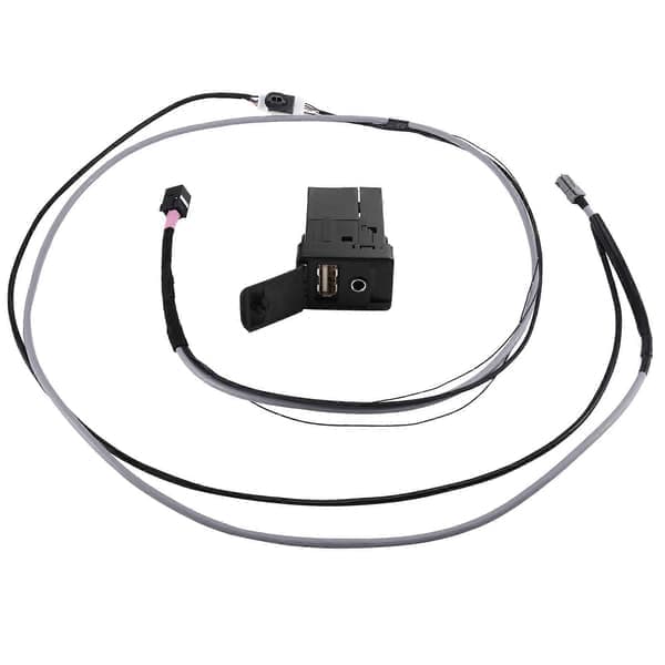 USB AUX Interface Switch 5-bens stikadapterkabelsæt til Toyota Corolla Camry Reiz RAV4 Prius Verso Highlander