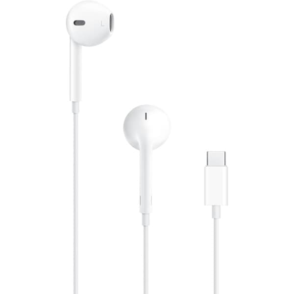 Apple Earpods (USB-C), in-ear kompatibla med iPhone 15/16/17 USB-C