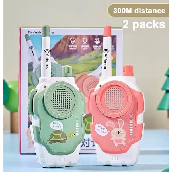 Trådløs walkie-talkie til børn Grøn Green