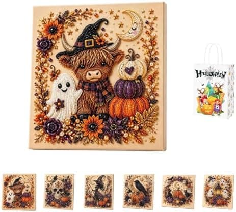 Halloween-aavehelmi-taide-DIY-paketti, pelottavan söpö 3D-halloween-helmi-taide (#C) #C
