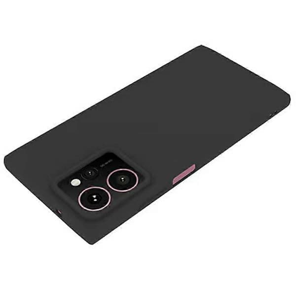 For HMD Skyline Deksel Myk Matt Bakside TPU Svart Mobildeksel, Stor Utskjæring