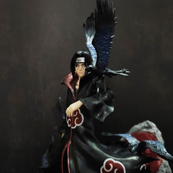 Naruto Itachi Uchiha Kråke Tohodet Figur Anime Statue Modell Gave
