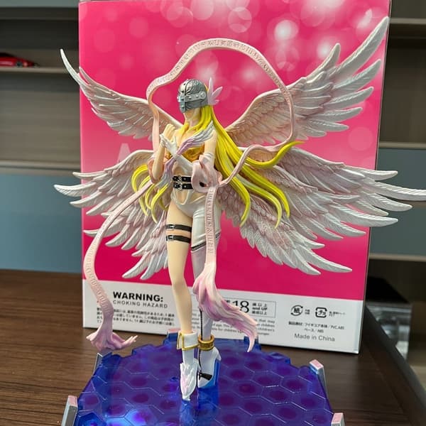 Digimon Angewomon och Angemon GK Figur Anime Bishojo Modell