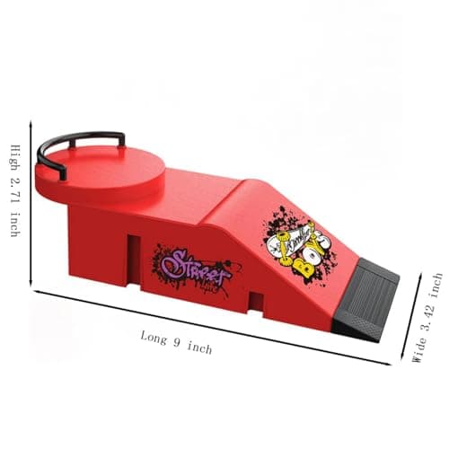Fingerboard Skate Park Sæt, Mini Finger Rampe Forhindring Træningslegetøjssæt (D) D