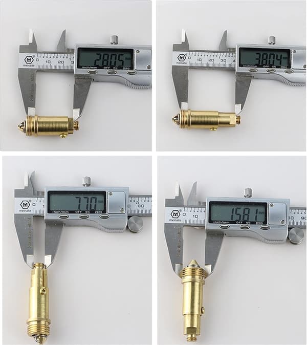 Vask Pop Up Klikk Klakk Messing Plugg Bolt, Erstatningsskrue for De Fleste Vaskavløpsstopper (2 stk)