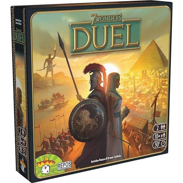 Wonders Duel, Brettspill, Alder 10+, 2 Spillere, 30 Minutter Spilletid Spesielle Gaver