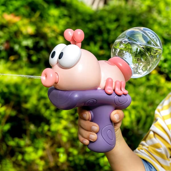 Söt myra elektrisk press vattenblötläggare sommar interaktiv vattenleksak för barn Pink