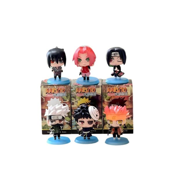 Naruto Blind Box Figur Gaara Naruto Kakashi Anime Modell Skrivbordsdekor