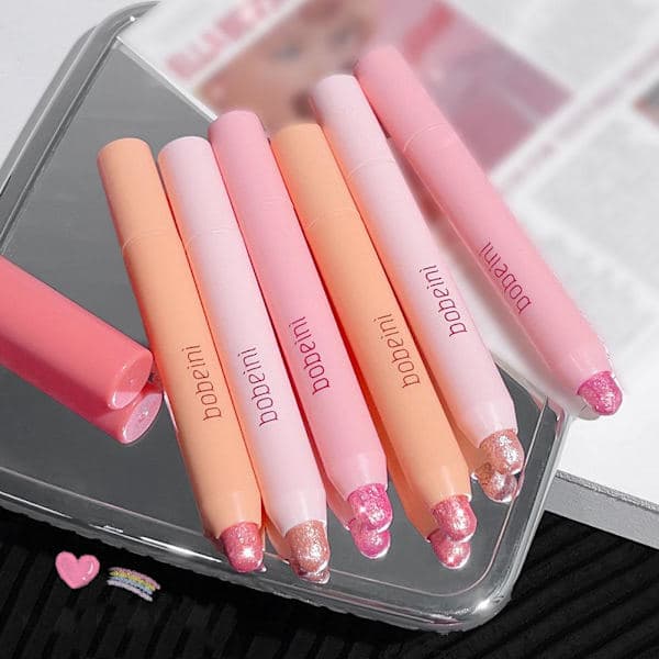 Glittrande Glitter Ögonskuggsstift Långvarig Ögonmakeup Z9u0 Rosa 1st pink 1pcs