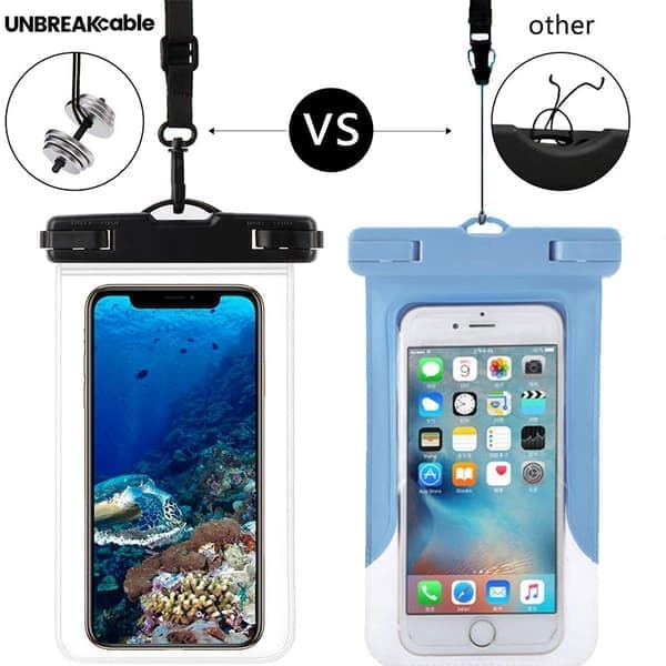 Vattentätt Smartphonefodral [2-pack] IPX8 Vattentätt Telefonfodral