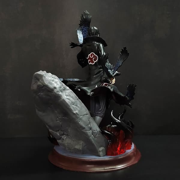 Naruto Itachi Uchiha Crow Two-Head -hahmo Anime-patsasmalli lahja