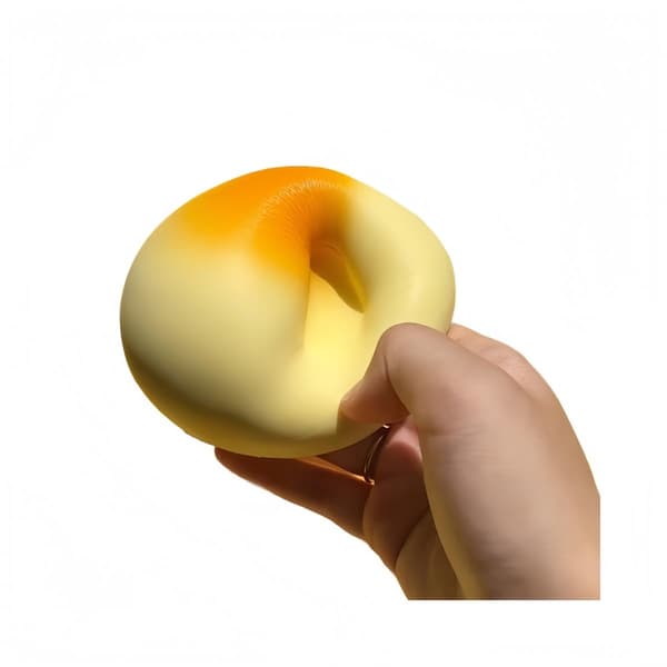 Krembollebrød Squishy - 4\" Sakte Stigende Squishy Leker Fidget Bread Color