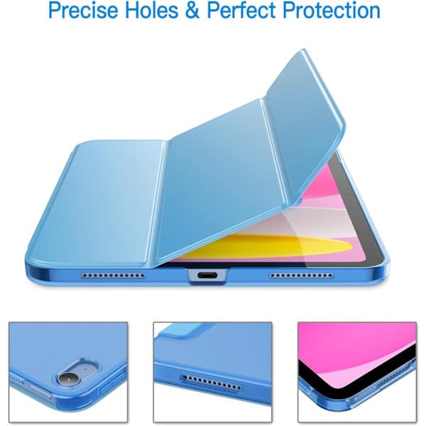 Fodral till iPad (A16) 11:e/10:e generationen (2025/2022), Slim Stand Hard Back Case Auto Wake/Sleep Function (Deep Navy){FY} Deep Navy Djup Marinblå