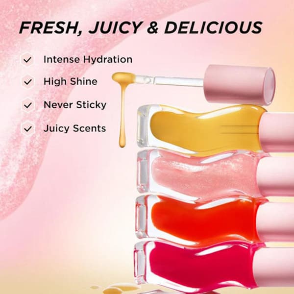 Gisou Honung Infunderad Hydrating Lip Oil, Närande Läppfuktighetskräm Mango passion punch 1st Mango passion punch 1pcs