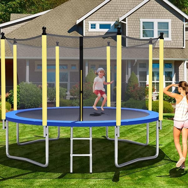 Trampoline Skumstanghylser 15,7 tommer 12 stk Universell Vanntett Yellow