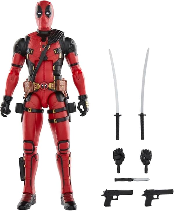 Marvel Legend Deadpool, Deadpool och Wolverine samlarobjekt 15,2 cm rörliga statyer
