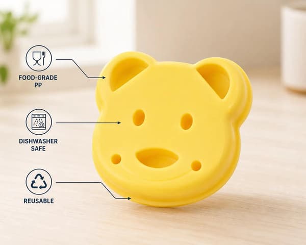 Plastbjørnformet DIY-sandwich