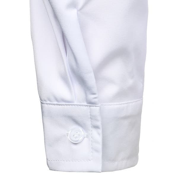 Smoking skjorter for menn, slim fit, med rysjer, til bryllup og middag, hvit, størrelse S white S