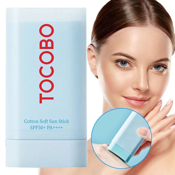 Tocobo Cotton Soft Sun Stick Solkräm SPF50 högt skydd