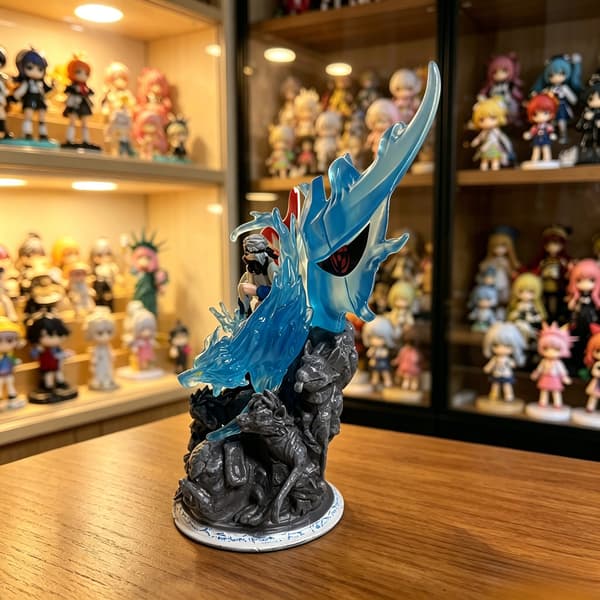 Naruto Kakashi 6. Hokage Figur Anime Model Skrivebordssamling