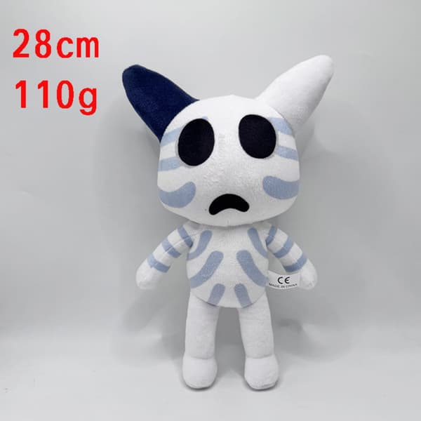 Eläinsairaalan pehmolelu keräilyhahmo aikuisille (raidallinen haamuolento) Striped Ghost Creature