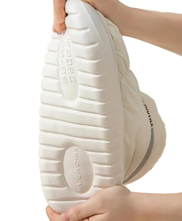 Varme fôrede vinterstøvler for kvinner, vanntette snøstøvler hvit 40-41, hvit, 40, 41 white 40—41