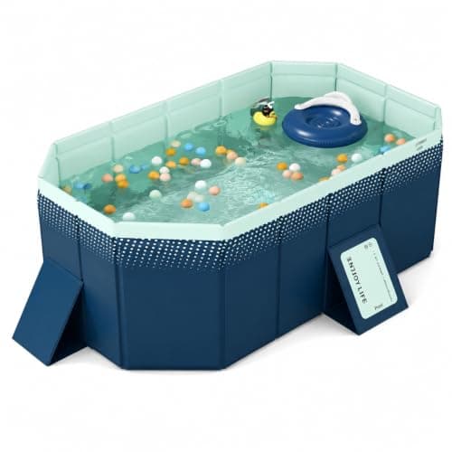1,6 m PVC hopfällbar pool utomhus baddamm för trädgården