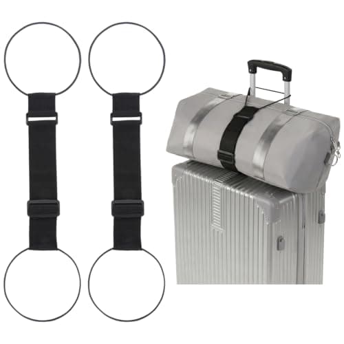 2-pack justerbara multifunktionella bagageremmar för resväskor Luggage Straps - 2PCS