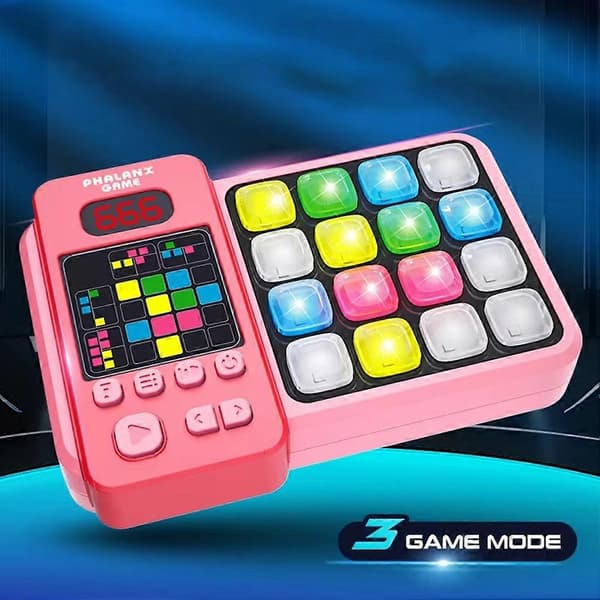 Bärbar Push Puzzle Challenge Spelmaskin för barn, Hastighet och Logiskt Tänkande Sensorisk Leksak
