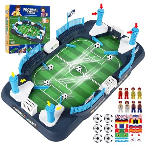 Fotballbrettspill for barn 3-12 år, Mini-bordfotballleke for gutter og jenter