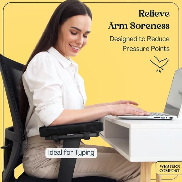 WESTERN COMFORT Tykk armlene for kontorstol - Armlene for kontorstol - Pute (flat)