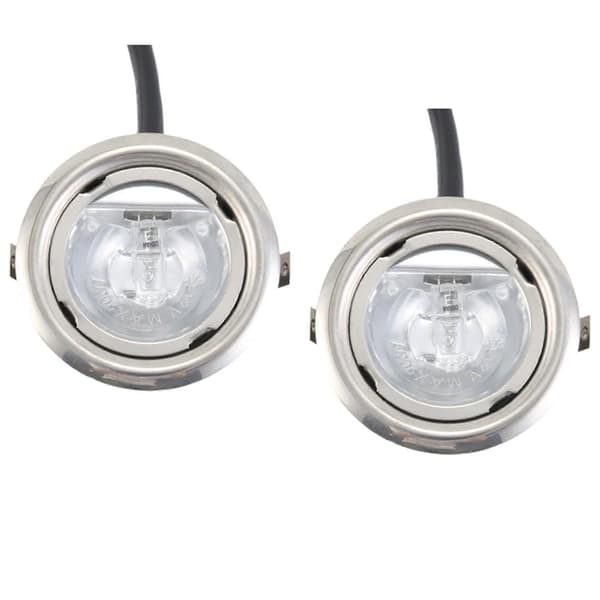 4 STK 20W Halogenpære til emhætte 65mm Klart Glas 12V AC til udsugning og ventilatorbelysning