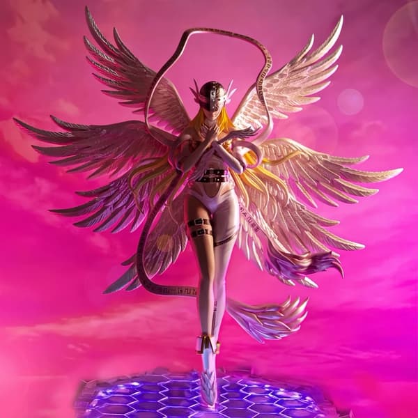 Digimon Angewomon och Angemon GK Figur Anime Bishojo Modell