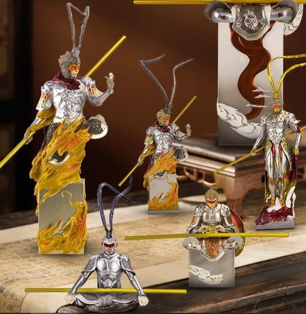 Wukong-figur, Black Myth Wukong-statue, Wukong-actionfigur, MD-2 MD-2