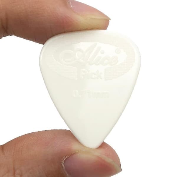 Svarta 1,50 mm 12 st halkfria nylonplektrum för akustisk elgitarr