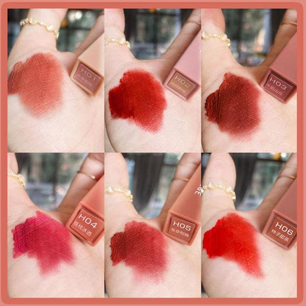 Fløjls Læbestift Lip Gloss Langvarig Læbeglans Fløjlsmat Læbestift Fuld Blød Lys J9y0 H04# one-size H04# one-size