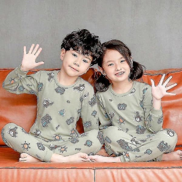 Pyjamas-set i bomull med Totoro för småbarn blue 5-6T (110-120cm)