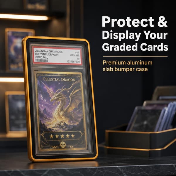 SUGGLESAFE PSA Slab Case, Magnetiskt 9-punktslås Display Protector, Guld Gold
