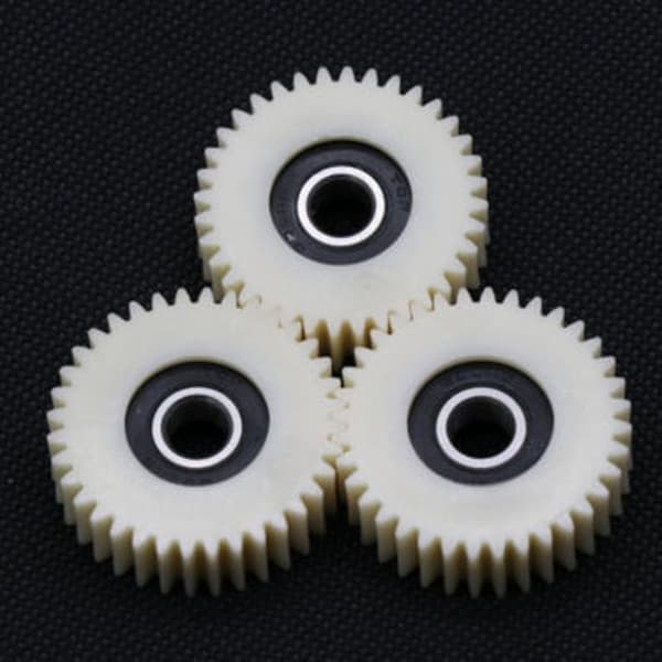 3st 36 tänder 38mm nylon elektronisk motorväxel kullager för elcykel