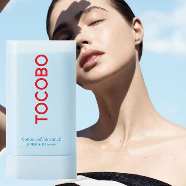 Tocobo Cotton Soft Sun Stick Solkräm SPF50 högt skydd