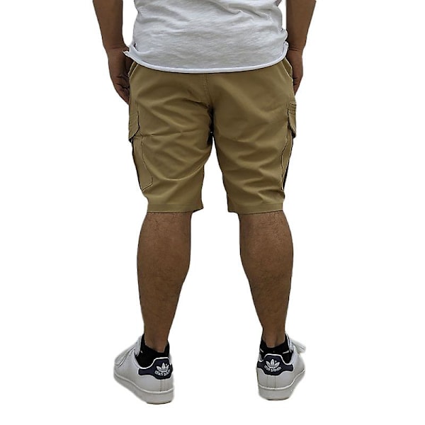 Camel Active Herreshorts Hurtigtørrende Polyester Stretch Cargo Sommer Strandbukser Beige XL