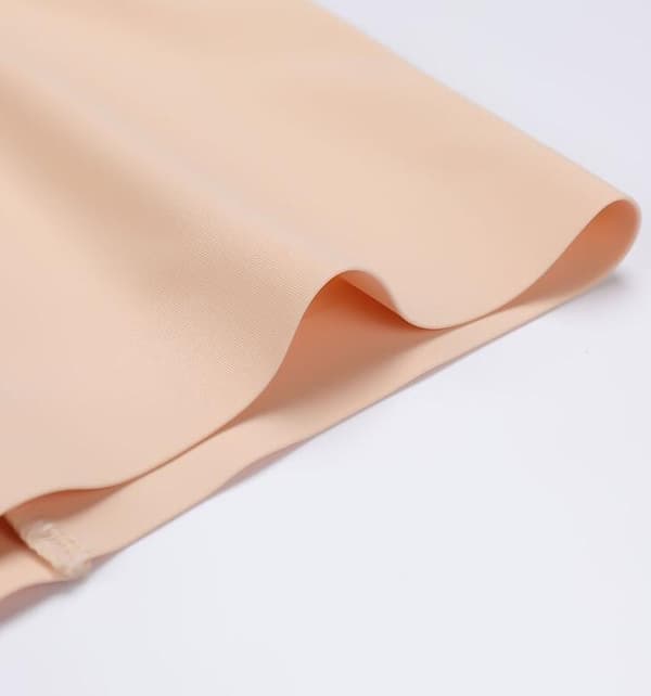 Høy midje lange ben truser for kvinner, beige, størrelse M beige M