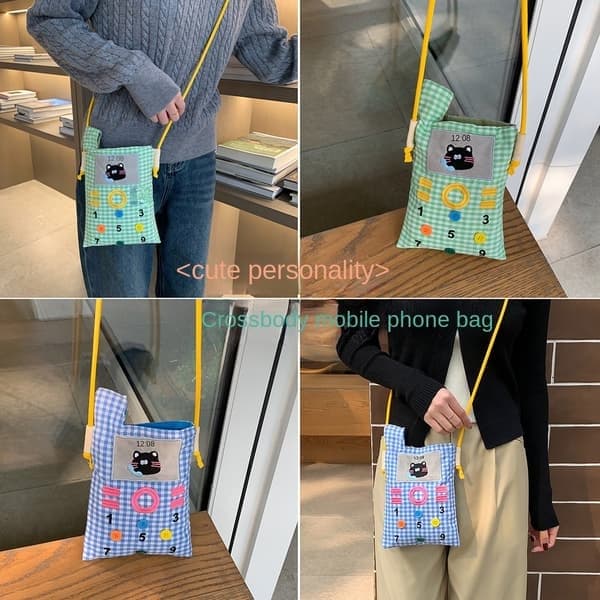 Crossbody- og skuldertaske, grøn green
