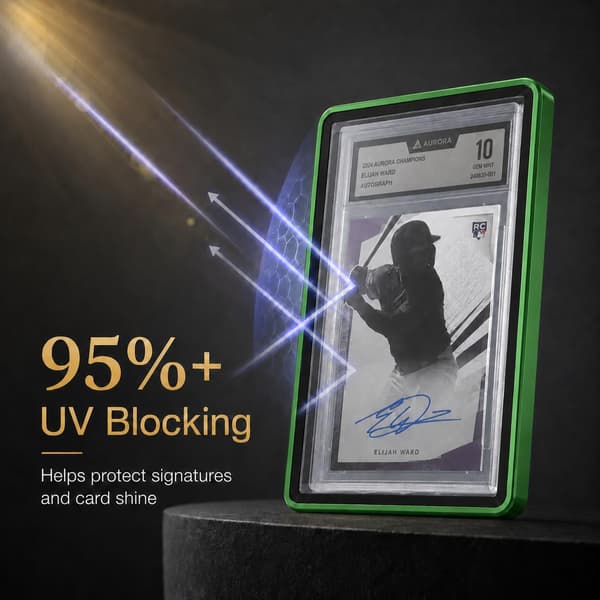 SUGGLESAFE PSA Slab Case, Magnetisk 9-punkts lås displaybeskytter, Grøn Green