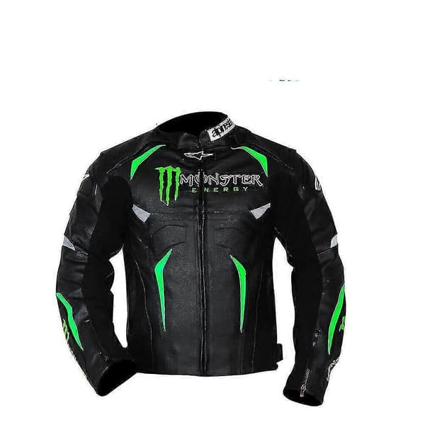 Motorcykel Herr Ridning Läder Racingjacka-04 M