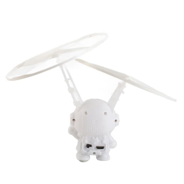 Astronaut Flygande Leksak Intelligent Levitation Induktionshelikopter för Barn Plast (Vit) White