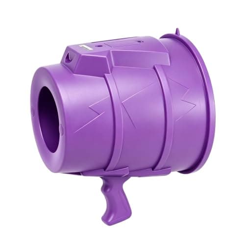 Laser Luftkanon Håndholdt Bullseye Luftblæser Legetøj Purple-laser